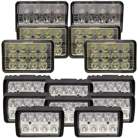 Aftermarket Complete Fits Case IH 21442588 Combine LED Light Kit 2782-KM